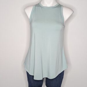 Shebird Blue Built In Shelf Bra Tank Top  Shebird Size 2
